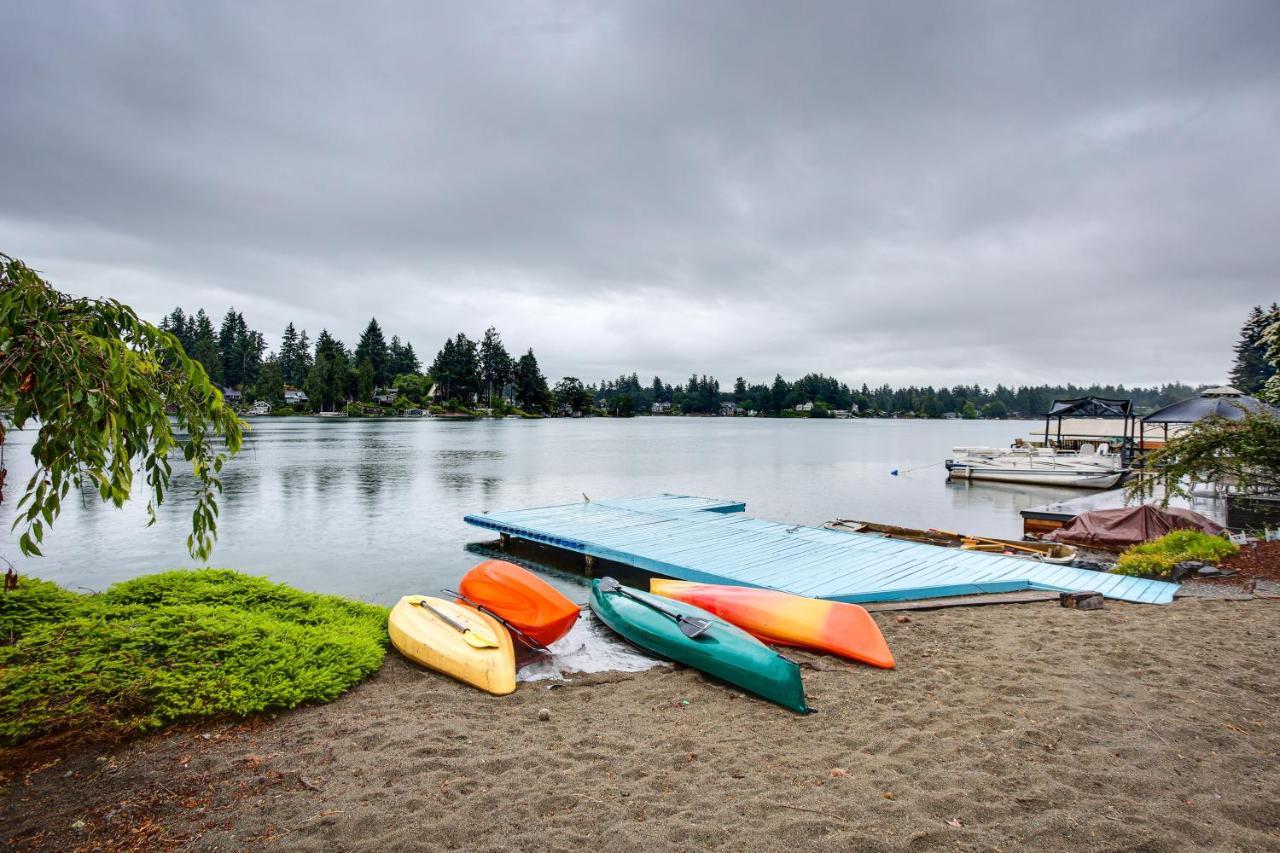 Tacoma Home On Steilacoom Lake With Dock! 외부 사진