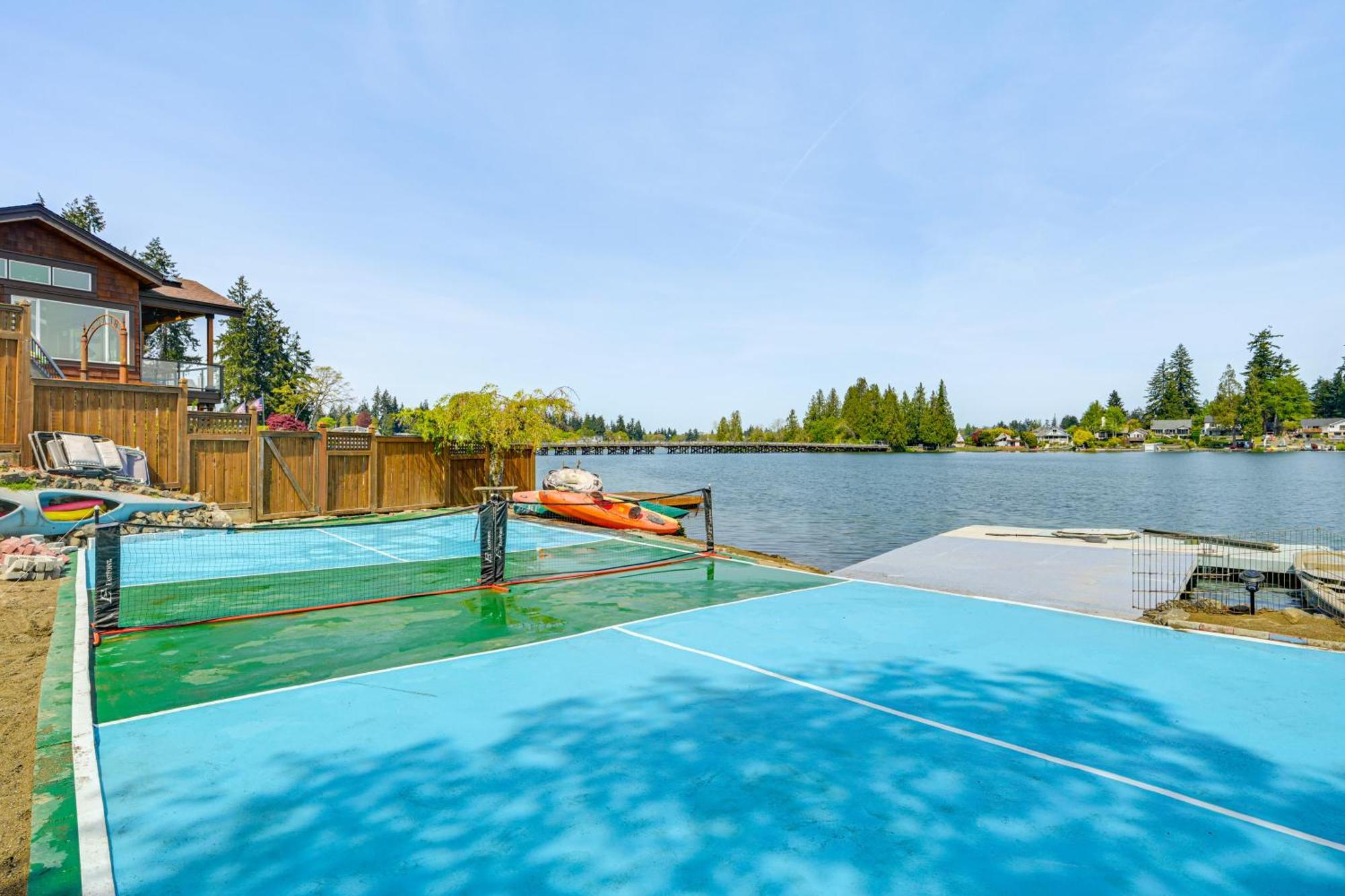 Tacoma Home On Steilacoom Lake With Dock! 외부 사진